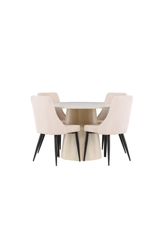 Venture Home Lanzo matbord med Leone matstol