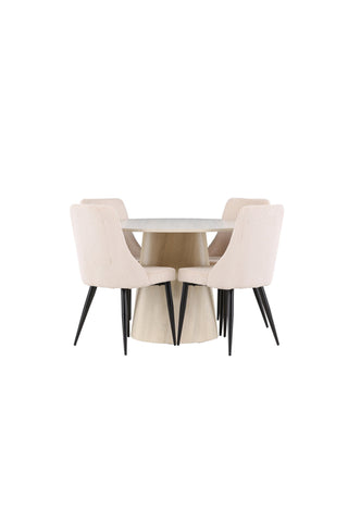 Venture Home Lanzo matbord med Leone matstol