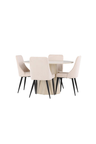 Venture Home Lanzo matbord med Leone matstol