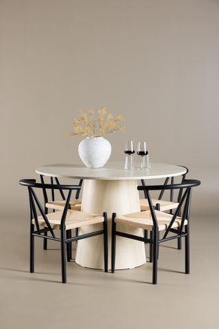 Venture Home Lanzo matbord med Alfons matstol