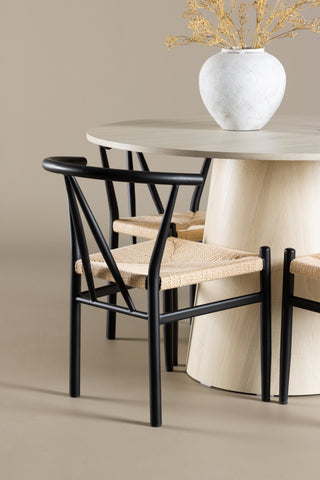 Venture Home Lanzo matbord med Alfons matstol