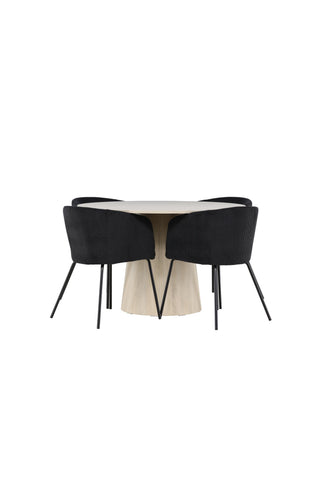 Venture Home Lanzo matbord med Berit matstol