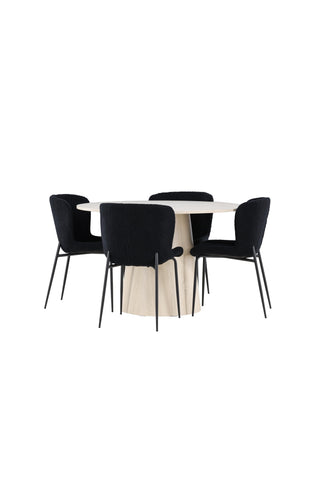 Venture Home Lanzo matbord med Modesto matstol