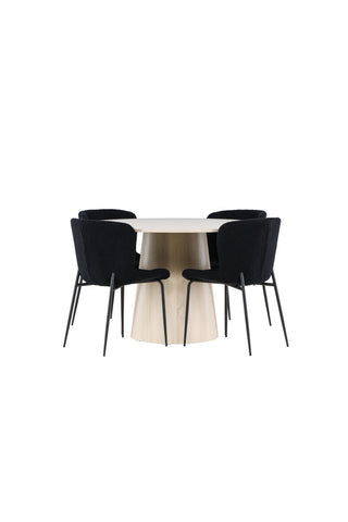 Venture Home Lanzo matbord med Modesto matstol