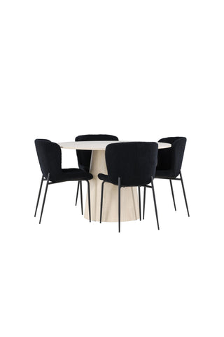 Venture Home Lanzo matbord med Modesto matstol