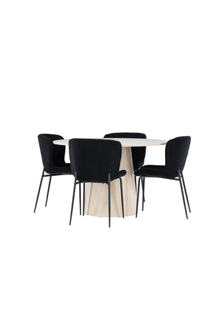Venture Home Lanzo matbord med Modesto matstol