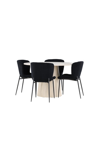 Venture Home Lanzo matbord med Modesto matstol
