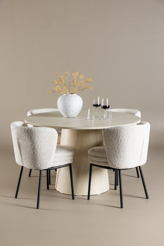 Venture Home Lanzo matbord med Agnes matstol
