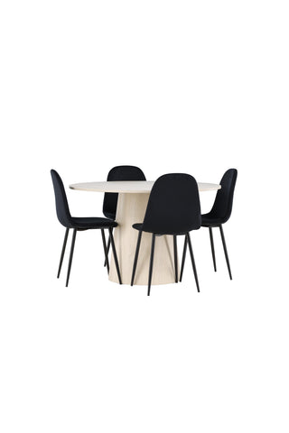 Venture Home Lanzo matbord med Polar matstol