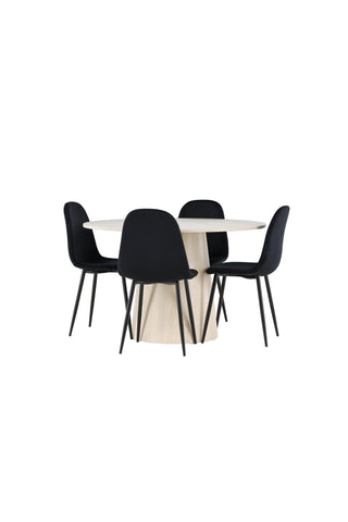 Venture Home Lanzo matbord med Polar matstol