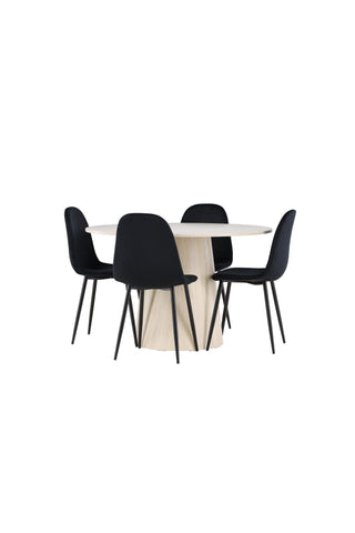 Venture Home Lanzo matbord med Polar matstol