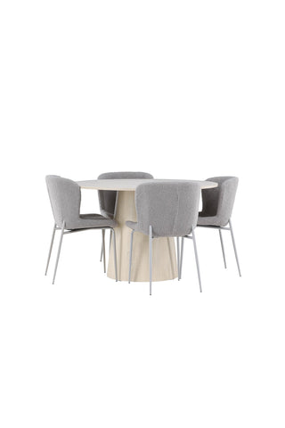 Venture Home Lanzo matbord med Modesto matstol
