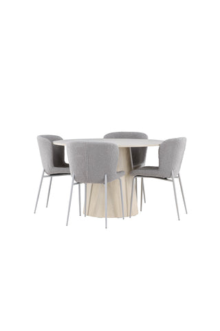 Venture Home Lanzo matbord med Modesto matstol