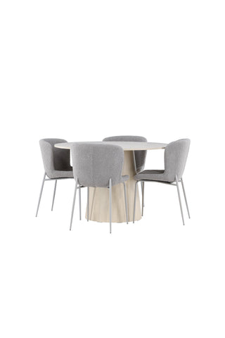 Venture Home Lanzo matbord med Modesto matstol