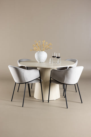 Venture Home Lanzo matbord med Evelina matstol