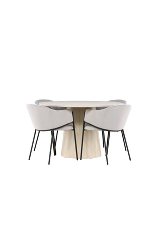 Venture Home Lanzo matbord med Evelina matstol