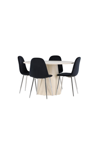 Venture Home Lanzo matbord med Polar matstol