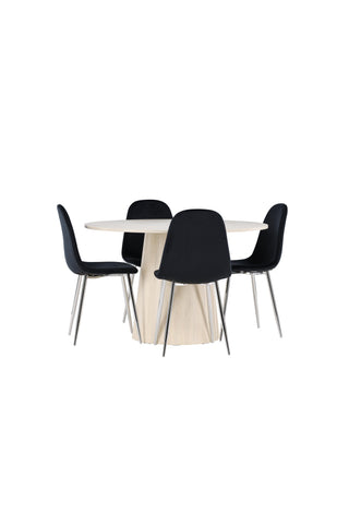 Venture Home Lanzo matbord med Polar matstol