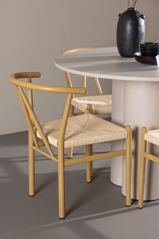 Venture Home Olivia matbord med Alfons matstol