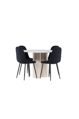 Venture Home Olivia matbord med Polar matstol
