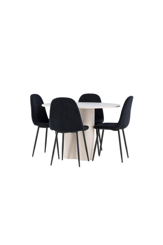 Venture Home Olivia matbord med Polar matstol