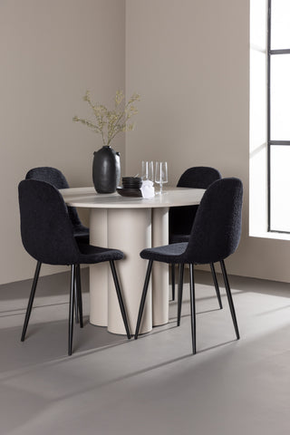 Venture Home Olivia matbord med Polar matstol