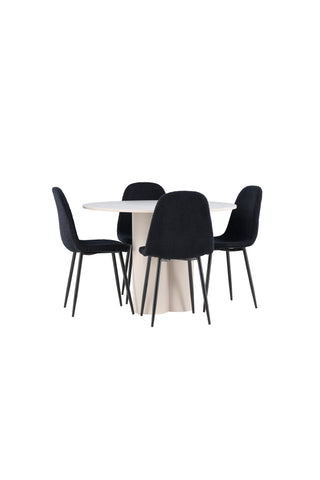 Venture Home Olivia matbord med Polar matstol