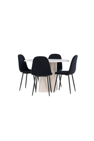 Venture Home Olivia matbord med Polar matstol