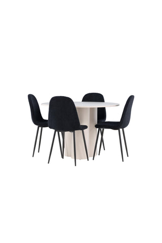 Venture Home Olivia matbord med Polar matstol