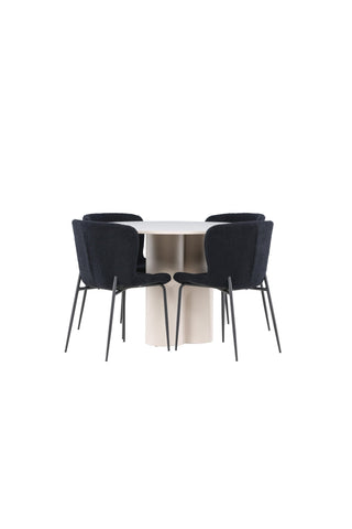 Venture Home Olivia matbord med Modesto matstol