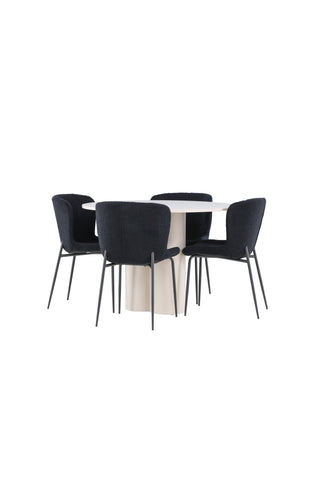 Venture Home Olivia matbord med Modesto matstol