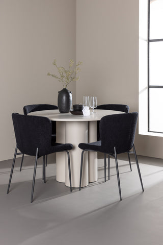 Venture Home Olivia matbord med Modesto matstol