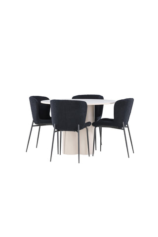 Venture Home Olivia matbord med Modesto matstol