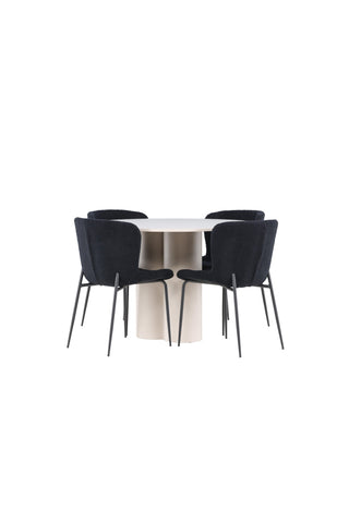 Venture Home Olivia matbord med Modesto matstol