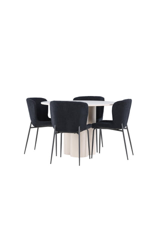 Venture Home Olivia matbord med Modesto matstol
