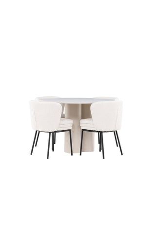 Venture Home Olivia matbord med Agnes matstol