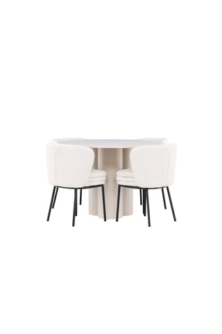 Venture Home Olivia matbord med Agnes matstol