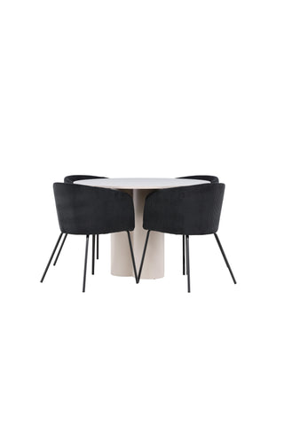 Venture Home Olivia Matbord med Berit Matstol
