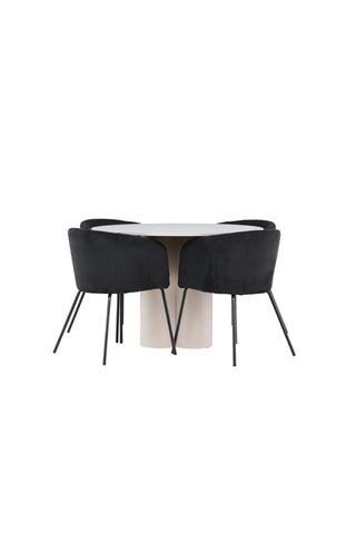 Venture Home Olivia Matbord med Berit Matstol