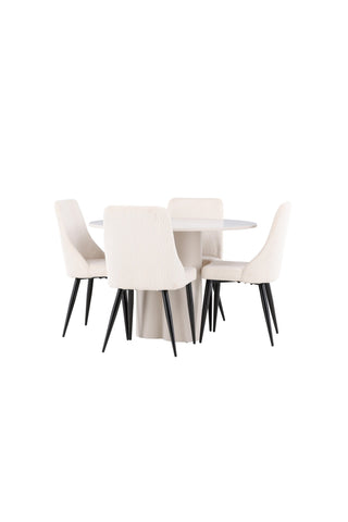 Venture Home Olivia matbord med Leone matstol