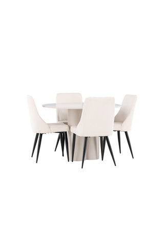 Venture Home Olivia matbord med Leone matstol