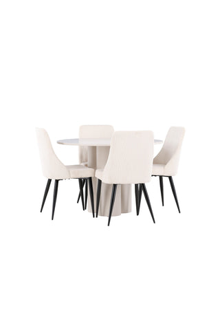 Venture Home Olivia matbord med Leone matstol