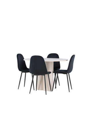 Venture Home Olivia matbord med Polar matstol