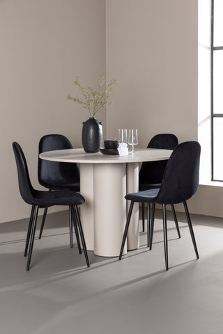 Venture Home Olivia matbord med Polar matstol