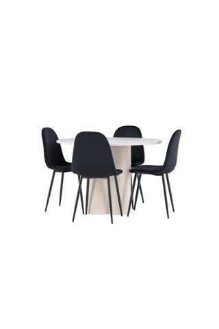 Venture Home Olivia matbord med Polar matstol