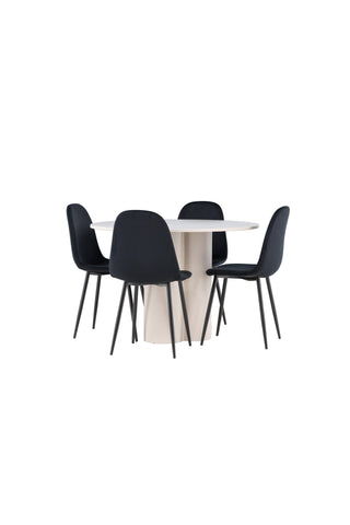 Venture Home Olivia matbord med Polar matstol