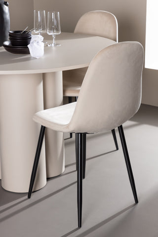 Venture Home Olivia matbord med Polar matstol