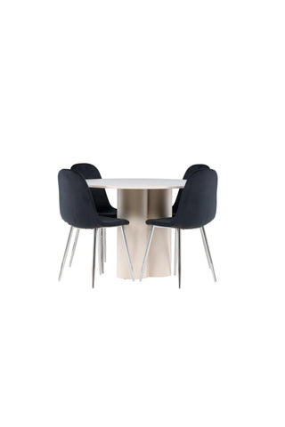 Venture Home Olivia matbord med Polar matstol