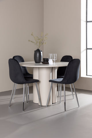 Venture Home Olivia matbord med Polar matstol