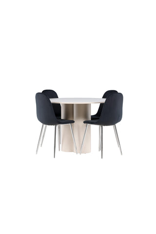 Venture Home Olivia matbord med Polar matstol